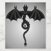 ヘビ竜 ワインラベル (シングルラベル)