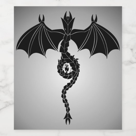 ヘビ竜 ワインラベル (シングルラベル)