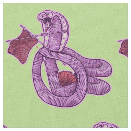 ヘビ編み物 ファブリック (クローズアップ)