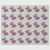 ヘビ編み物 ラッピングペーパー (フラット)