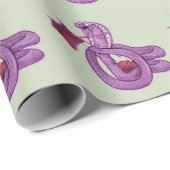 ヘビ編み物 ラッピングペーパー (ロールコーナー)