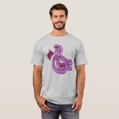 ヘビ編み物 Tシャツ (正面フル)