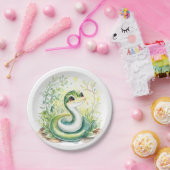 ヘビ誕生日 ペーパープレート (パーティー)