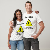 ヘビ警告がTシャツをつまむかも Tシャツ (ユニセックス)