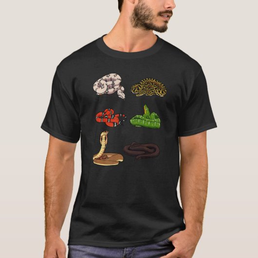 ヘビ違う教育型アイランドエボルティオ Tシャツ (正面)
