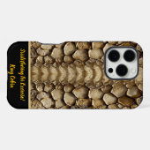 ヘビ革のパターン詳細 iPhoneケース (裏面横)