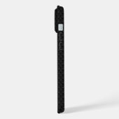 ヘビ革風デコのやぎ座クロムスタイル iPhoneケース (左側面)