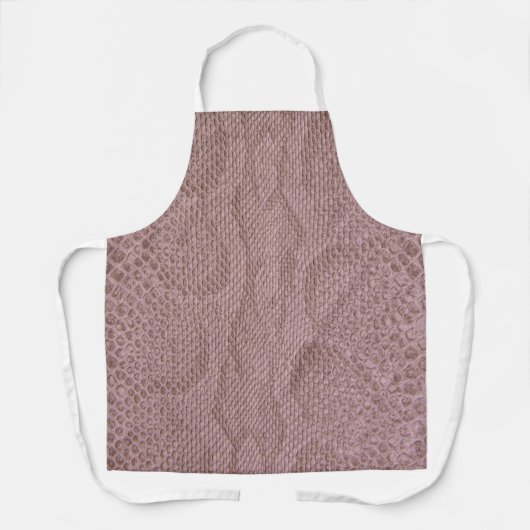 ヘビ革 エプロン (正面)