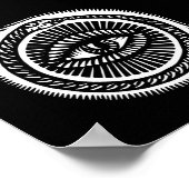 ヘビ食べ物自身の尾 ポスター (角)