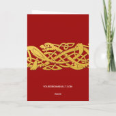 ヘビ2013のカードの旧正月 シーズンカード (裏面)