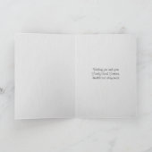 ヘビ2013年の年-金ゴールドの書道 シーズンカード (内部)