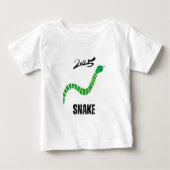 ヘビ2025 ベビーTシャツ (正面)