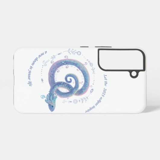 ヘビ2025 SAMSUNG GALAXYケース (裏面横)