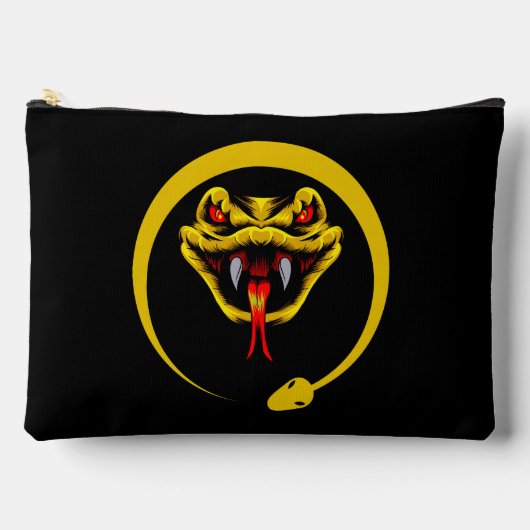 ヘビ アクセサリーポーチ (正面)