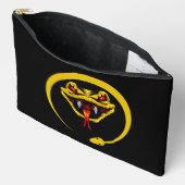 ヘビ アクセサリーポーチ (見開き)