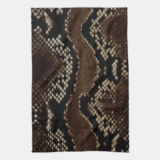 ヘビ キッチンタオル (縦)