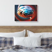 ヘビ キャンバスプリント (インサイチュ (寝室))