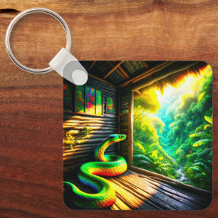 ヘビ キーホルダー