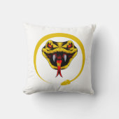 ヘビ、コブラ クッション (正面)