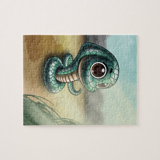 ヘビ ジグソーパズル (横)