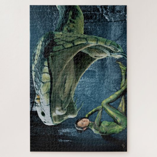 ヘビ ジグソーパズル (縦)