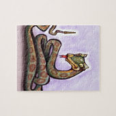 ヘビ ジグソーパズル (横)