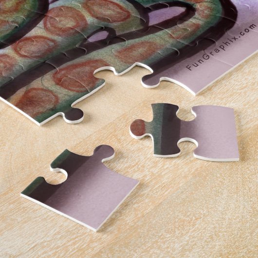 ヘビ ジグソーパズル (側面)