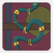 ヘビ スクエアシール (正面)