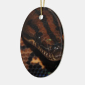 ヘビ セラミックオーナメント (左)