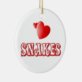 ヘビ セラミックオーナメント (右)