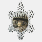 ヘビ セラミックボールオーナメント (右)