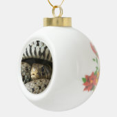 ヘビ セラミックボールオーナメント (右)