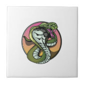 ヘビ タイル (正面)