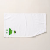 ヘビ デザイン モノグラム バスタオルセット (ハンドタオル)