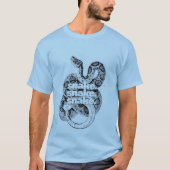 ヘビ デザイン Tシャツ (正面)