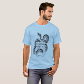 ヘビ デザイン Tシャツ (正面フル)