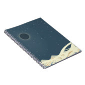 「ヘビ」ノートを使った日食アート ノートブック (右側)