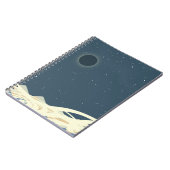 「ヘビ」ノートを使った日食アート ノートブック (左側)