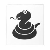 ヘビ ノートパッド (正面)