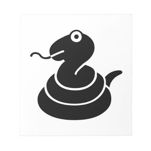 ヘビ ノートパッド (正面)