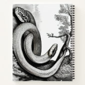 ヘビ ノートブック (裏面)