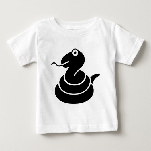 ヘビ ベビーTシャツ (正面)