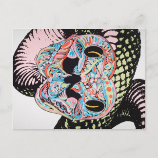 ヘビ ポストカード