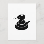 ヘビ ポストカード (正面)