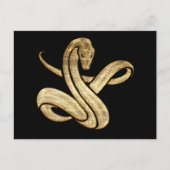 ヘビ ポストカード (正面)