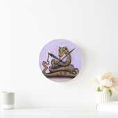 ヘビ ラウンド壁時計 (ホーム)