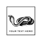 ヘビ ラバースタンプ (インプリント)