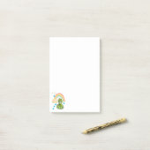 ヘビ レインボー ノーツ ポストイット (デスク上)