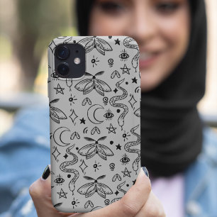 ヘビ – ヴィンテージオカルトナイト iPhone 16ケース