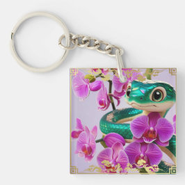 ヘビ〔占星術の〕十二宮図標識 キーホルダー